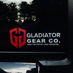 GG: Rocks Less Traveled® Jeep Die Cut Clear Sticker