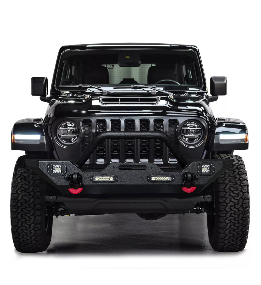 TitanGuard 2018-2024 Jeep Wrangler JL Steel Front/Rear Bumper with Lights