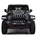 TitanGuard 2018-2024 Jeep Wrangler JL Steel Front/Rear Bumper with Lights