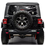 TitanGuard 2018-2024 Jeep Wrangler JL Steel Rear Bumper with Lights