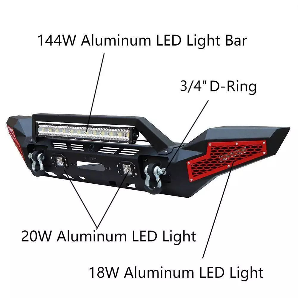 GG: Mountain Excavator Steel Front Bumper High-Rise